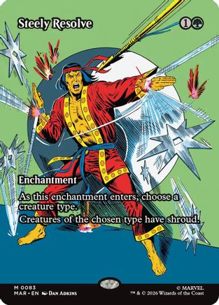 Steely Resolve (Borderless) [Marvel Universe: Eternal-Legal]