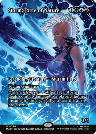 Storm, Force of Nature (Borderless) [Marvel Universe: Eternal-Legal]