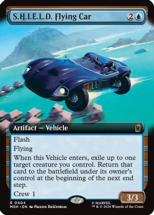 S.H.I.E.L.D. Flying Car (Extended Art) [Marvel Super Heroes]
