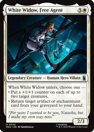 White Widow, Free Agent [Marvel Super Heroes]