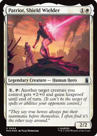 Patriot, Shield Wielder (Surge Foil) [Marvel Super Heroes]