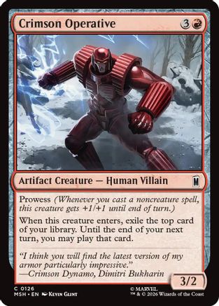 Crimson Operative [Marvel Super Heroes]
