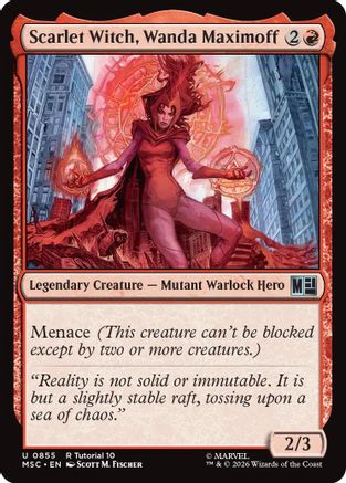 Scarlet Witch, Wanda Maximoff (0855) [Marvel Super Heroes Commander]