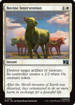 Bovine Intervention [Marvel Super Heroes Commander]