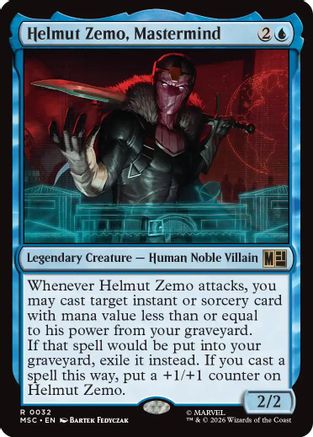 Helmut Zemo, Mastermind (Surge Foil) [Marvel Super Heroes Commander]