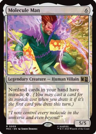 Molecule Man (Surge Foil) [Marvel Super Heroes Commander]