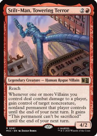 Stilt-Man, Towering Terror (Surge Foil) [Marvel Super Heroes Commander]