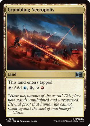 Crumbling Necropolis (Surge Foil) [Marvel Super Heroes Commander]
