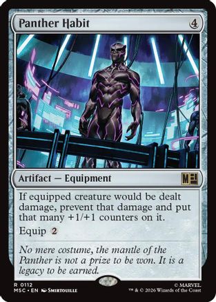 Panther Habit [Marvel Super Heroes Commander]