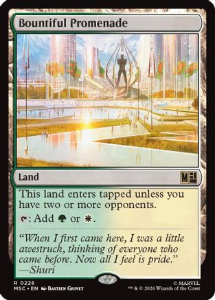 Bountiful Promenade [Marvel Super Heroes Commander]