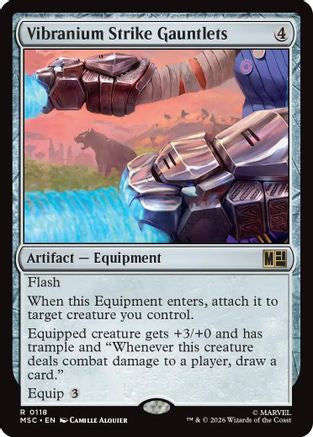 Vibranium Strike Gauntlets (Surge Foil) [Marvel Super Heroes Commander]