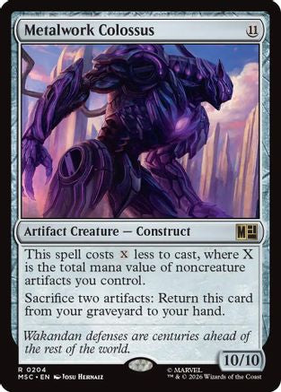 Metalwork Colossus (Surge Foil) [Marvel Super Heroes Commander]