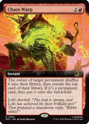Chaos Warp (Extended Art) [Marvel Super Heroes Commander]