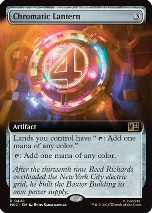 Chromatic Lantern (Extended Art) [Marvel Super Heroes Commander]