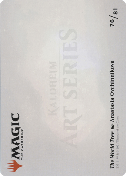 The World Tree // The World Tree (ASKHM-076) - Art Series: Kaldheim (Borderless) Foil
