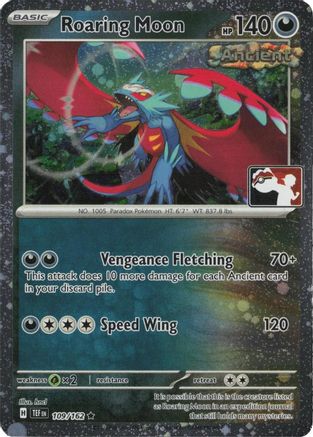 Roaring Moon (Cosmos Holo) 109/162  - Holofoil Prize Pack Series Cards - Rare
