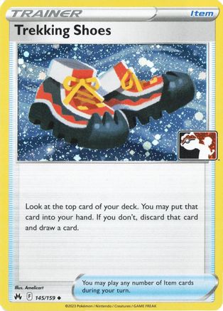 Trekking Shoes (Cosmos Holo) 145/159  - Holofoil Prize Pack Series Cards - Uncommon
