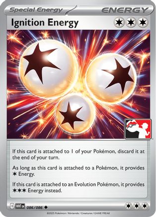 Ignition Energy (Cosmos Holo) 086/086  - Holofoil Prize Pack Series Cards - Uncommon