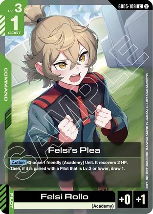 Felsi's Plea (GD05-109) - Freedom Ascension