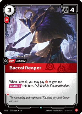 Baccai Reaper (009/166) - Vendetta Foil