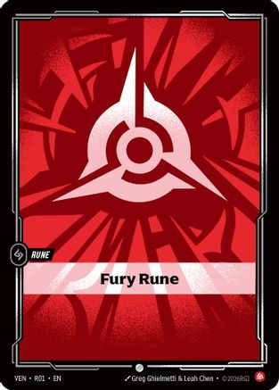 Fury Rune (R01) - Vendetta Foil
