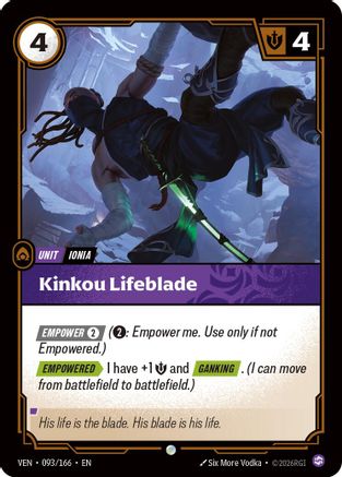 Kinkou Lifeblade (093/166) - Vendetta Foil