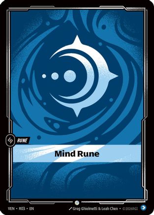 Mind Rune (R03) - Vendetta Foil