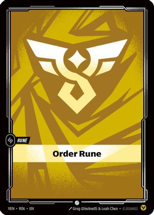 Order Rune (R06) - Vendetta Foil
