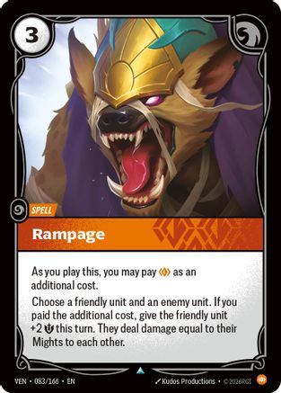 Rampage (083/166) - Vendetta Foil