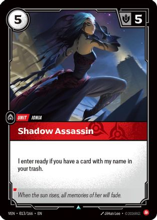Shadow Assassin (013/166) - Vendetta Foil