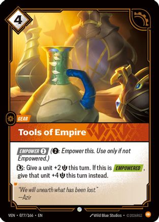 Tools of Empire (077/166) - Vendetta Foil