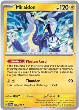 Miraidon 028/084  Deck Exclusives - Rare