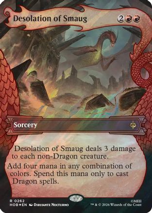 Desolation of Smaug (Showcase) (Surge Foil) [The Hobbit]