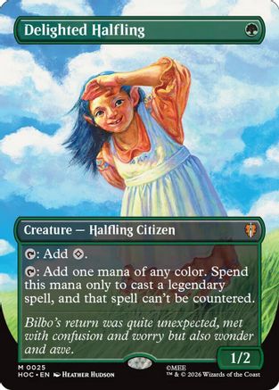 Delighted Halfling (Borderless) [The Hobbit: Eternal-Legal]