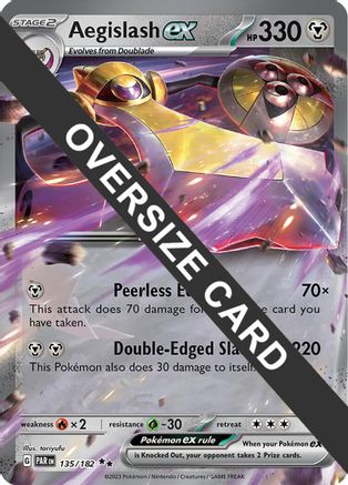 Aegislash ex 135  - Holofoil Jumbo Cards - Double Rare
