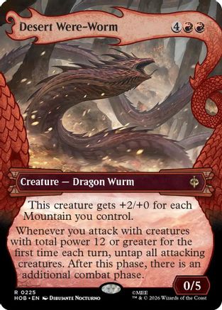 Desert Were-Worm (Showcase) [The Hobbit]