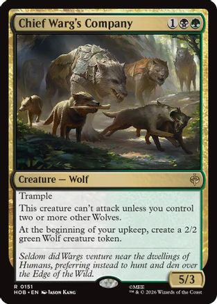 Chief Warg's Company [The Hobbit]