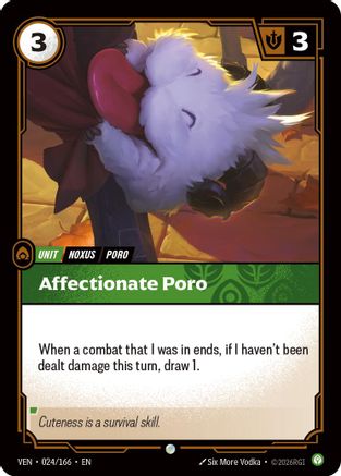Affectionate Poro (024/166) - Vendetta Foil