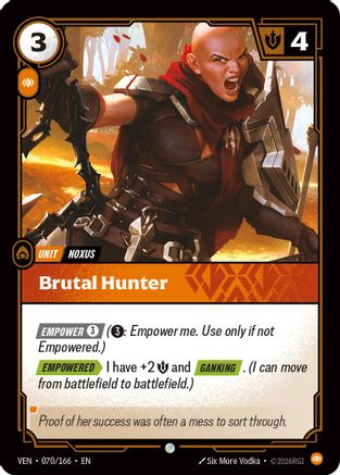 Brutal Hunter (070/166) - Vendetta Foil
