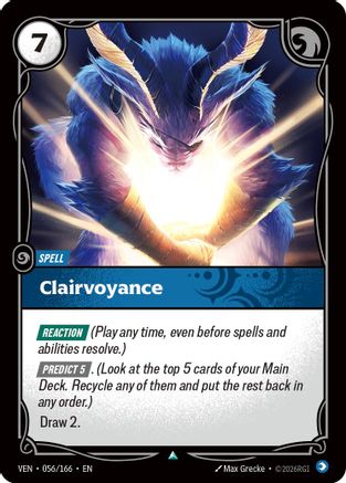 Clairvoyance (056/166) - Vendetta Foil