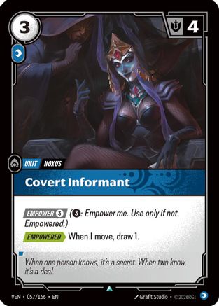 Covert Informant (057/166) - Vendetta Foil