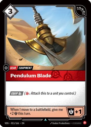 Pendulum Blade (011/166) - Vendetta Foil