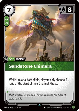 Sandstone Chimera (036/166) - Vendetta Foil