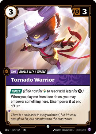 Tornado Warrior (099/166) - Vendetta Foil