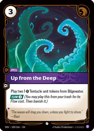 Up from the Deep (100/166) - Vendetta Foil