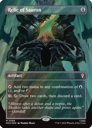 Relic of Sauron (Borderless) (Surge Foil) [The Hobbit: Eternal-Legal]
