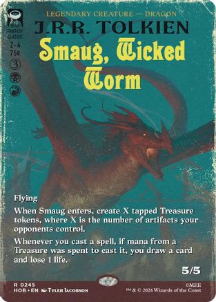 Smaug, Wicked Worm (Borderless) [The Hobbit]