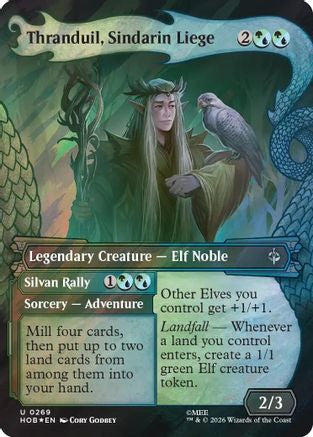 Thranduil, Sindarin Liege (Showcase) (Surge Foil) [The Hobbit]