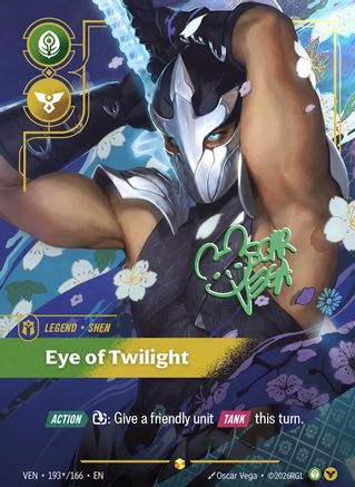 Shen - Eye of Twilight (Signature) (193*/166) - Vendetta Foil