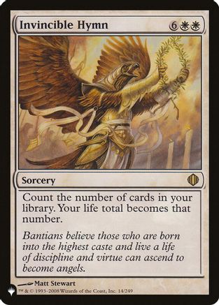 Invincible Hymn [The List]